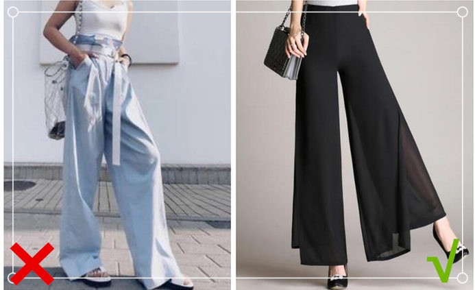 矮胖女生适合阔腿裤,矮胖女生适合阔腿裤吗