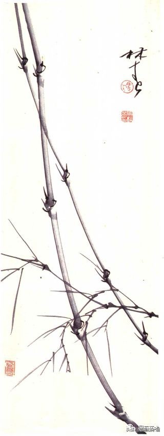 图文教程竹子画法,怎么画竹最简单最好看