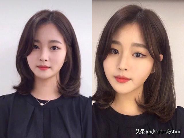 圆脸女锁骨好看还是齐肩发好看,齐肩锁骨发大圆脸适合什么头发