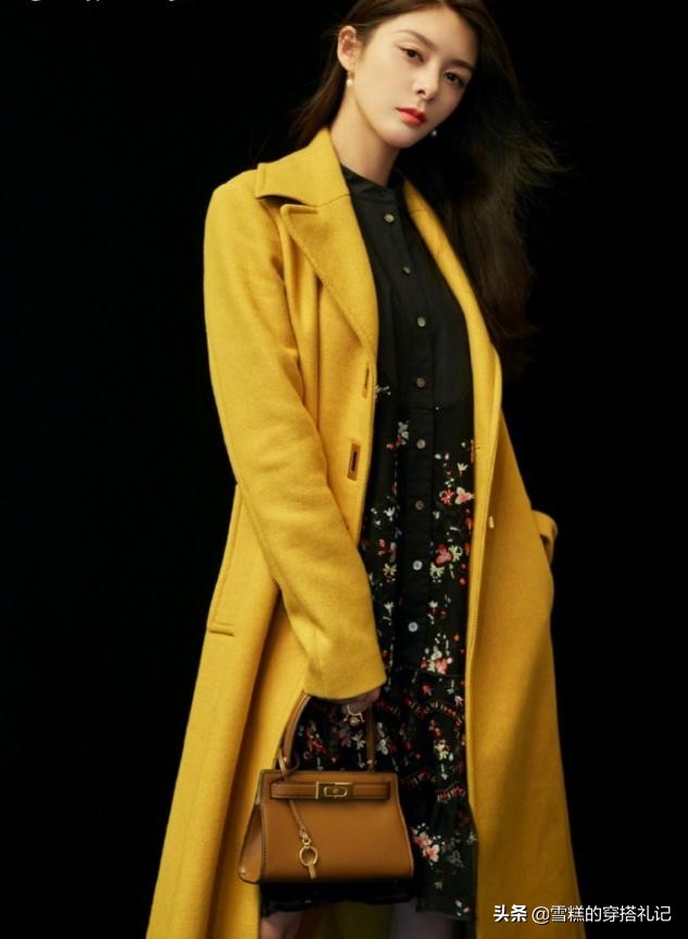 袁泉极简风衣搭配,袁泉职场风穿衣搭配