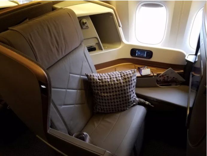 新加坡航空a350-900ulr商务舱,新加坡航空a350-800商务舱