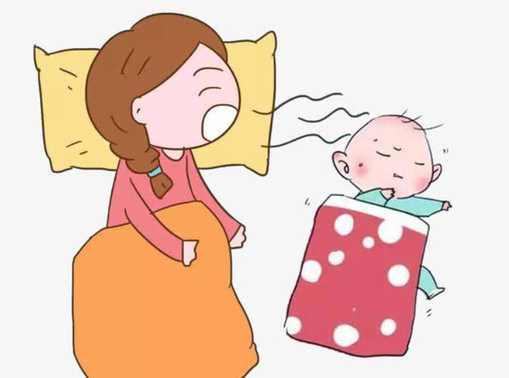 监控下的一幕宝妈带娃睡觉,宝妈带娃睡觉会更有安全感吗