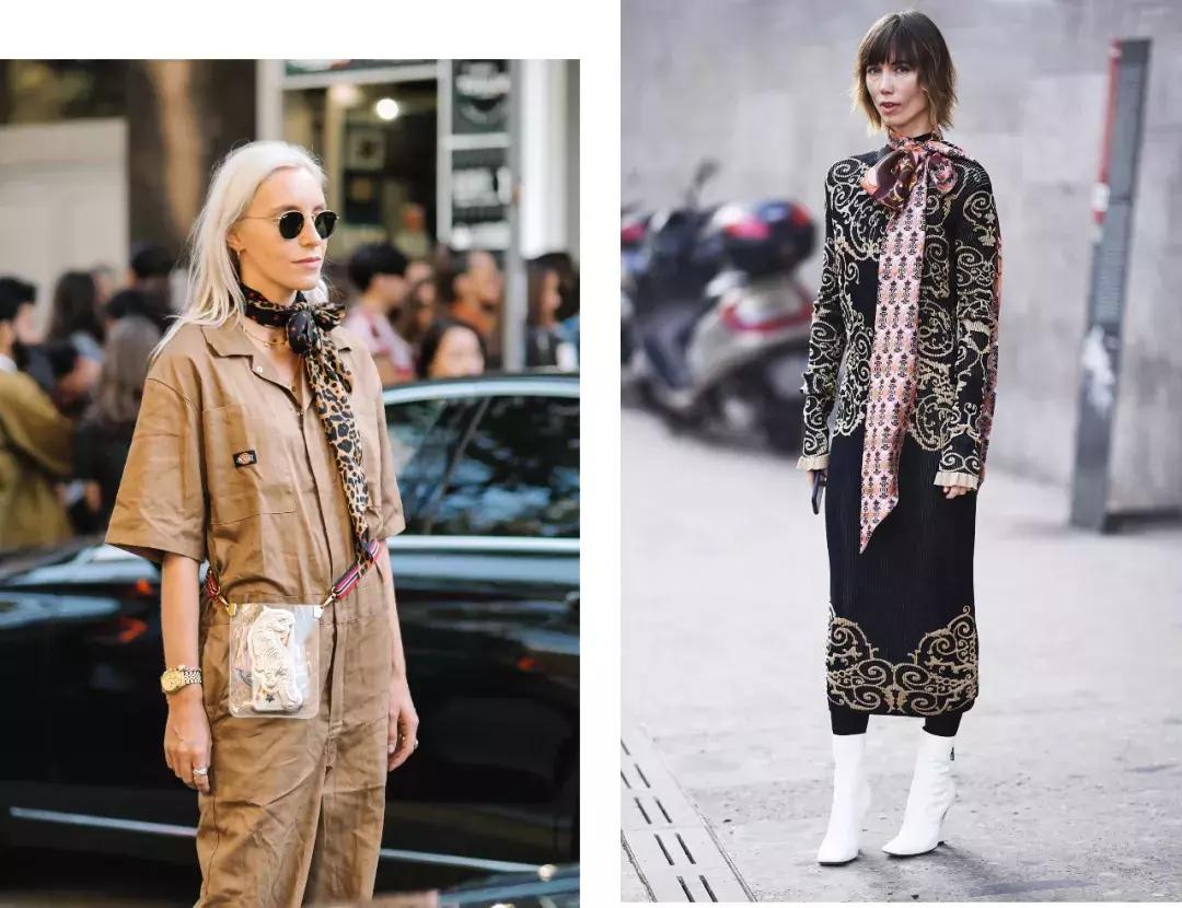 这些丝巾小技巧快学起来,丝巾时尚教学