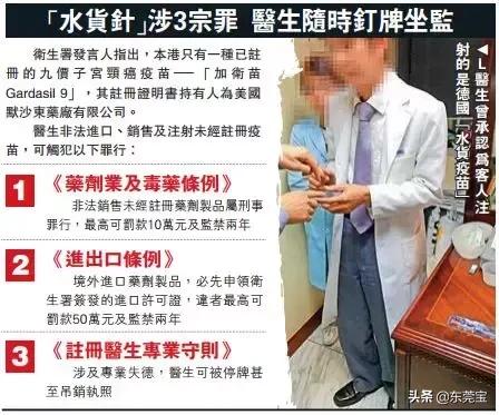 东莞人别去！香港诊所给内地人打水货HPV九价疫苗给香港人用正品
