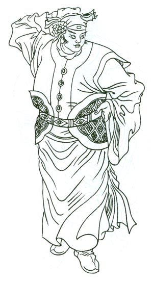 牛牧野水浒扑克,牛牧野水浒人物