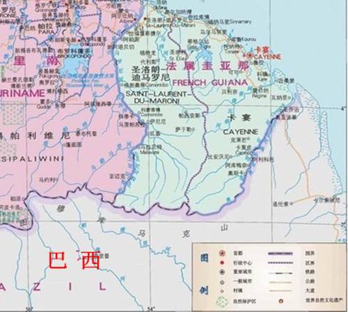 法属圭亚那城市,法属圭亚那
