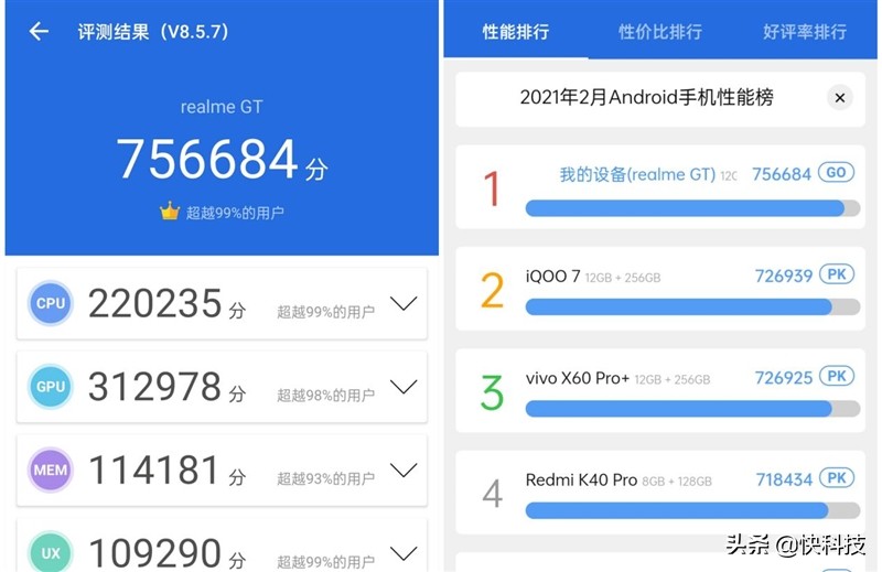 1699元的realme手机,realme真我gt预售2999