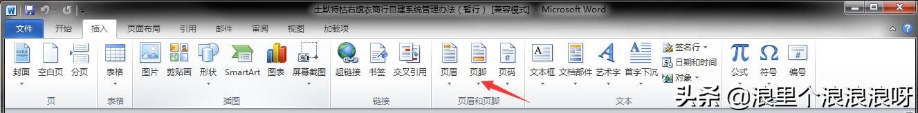 word文档横向侧边插入页码,word文档插入不了页码怎么回事