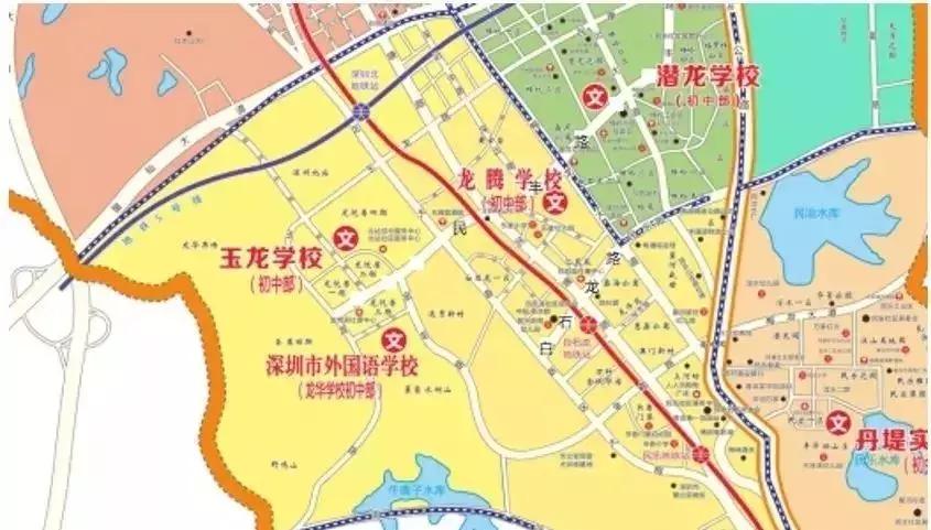 深圳龙岗区龙腾学校地址,深圳弘金地国际学校学费