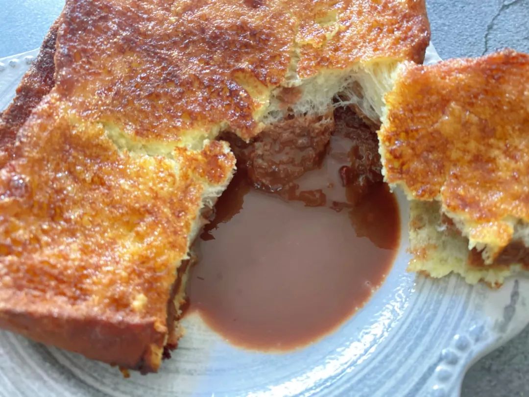 茶餐厅自制西多士烤箱版,西多士茶餐厅制作方法