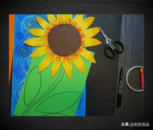 幼儿园向日葵绘本手工制作简单的,向日葵手工diy图片大全大图