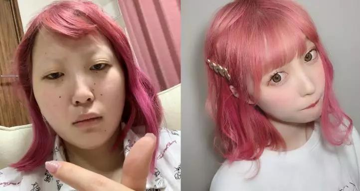 岛国“萌”妹收割百万粉丝！美妆技能秒杀滤镜，这真的是同一个人