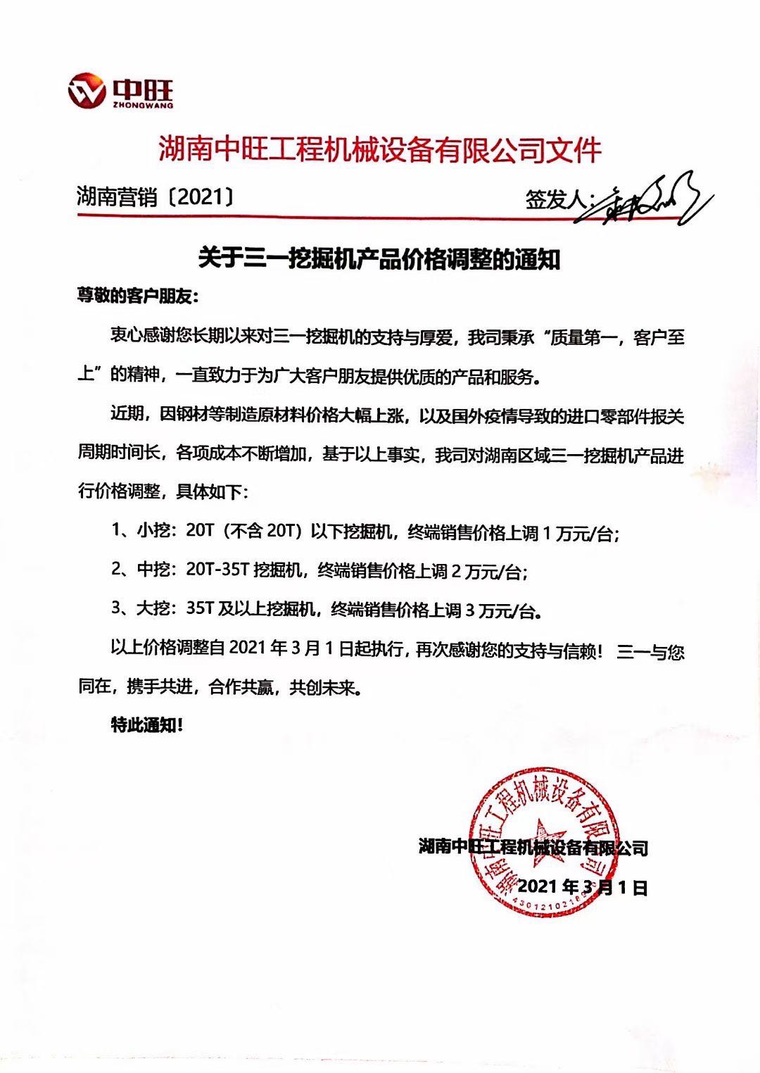 2021年挖掘机行业的前景如何,2024年挖掘机会涨价吗