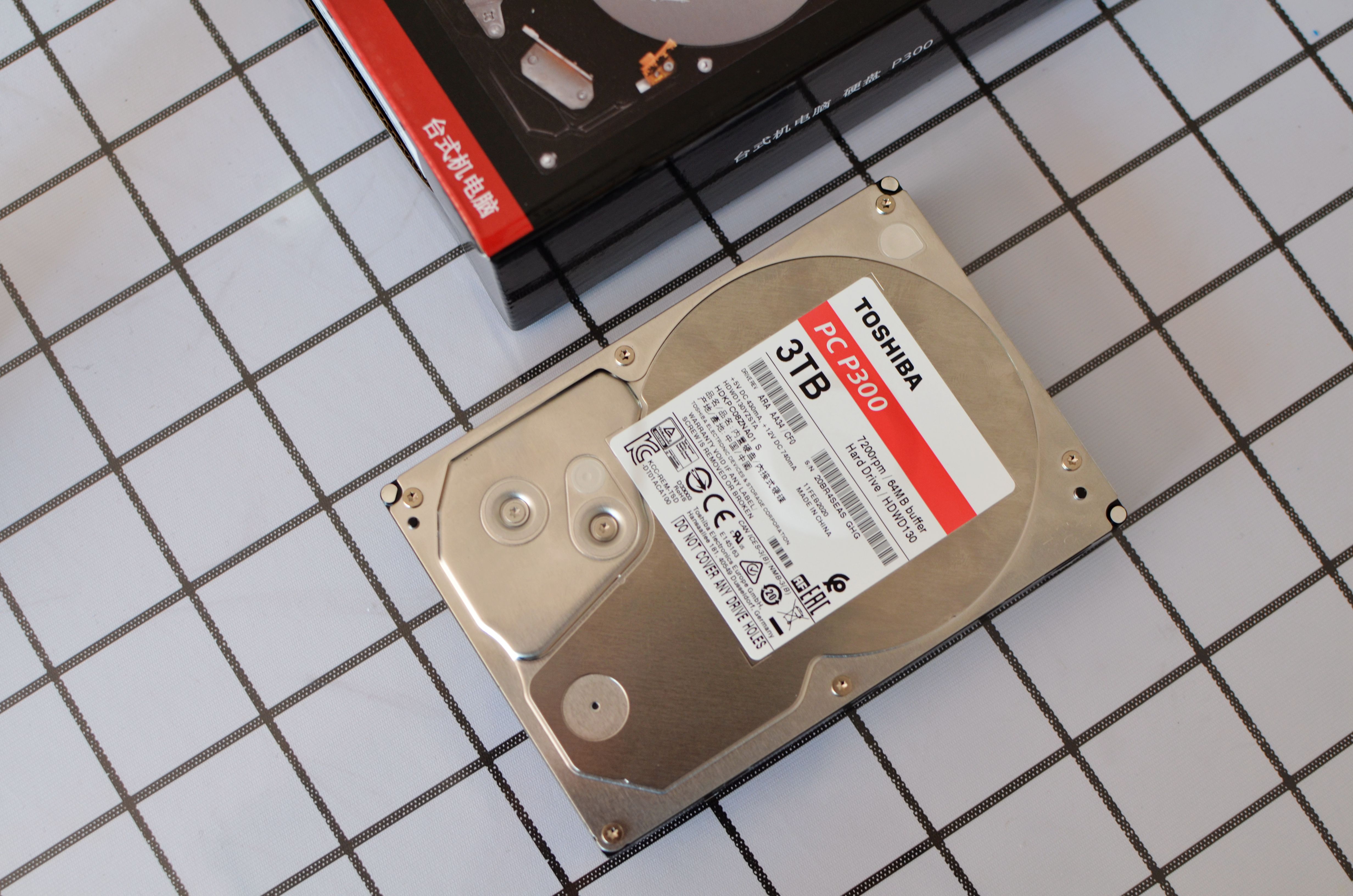 东芝p300系列3tb机械硬盘拆解,东芝p300pmr