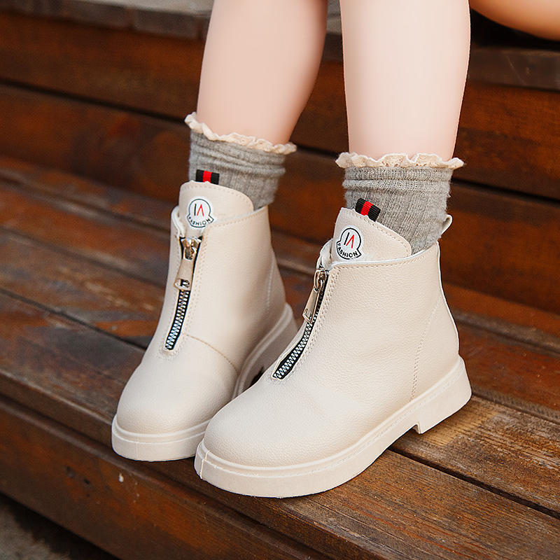 童鞋男童1-3岁秋冬马丁靴加绒,男童冬季加绒马丁靴爆款2022新款