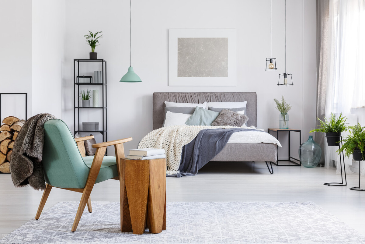 舒适感强的床,舒适的卧室床