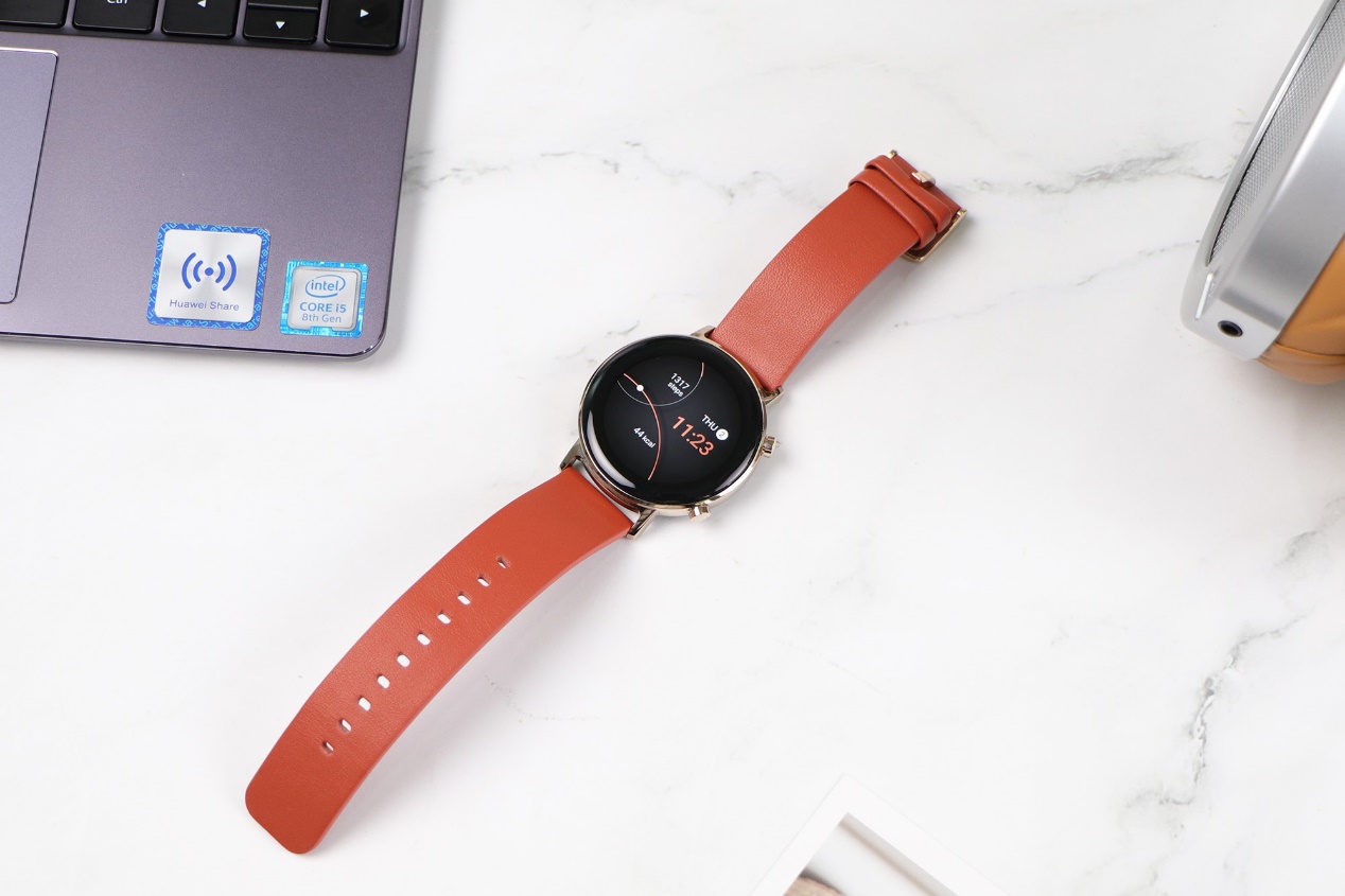 华为watchgt2曜石黑和赤霞橙,华为watchgt2时尚版上手效果