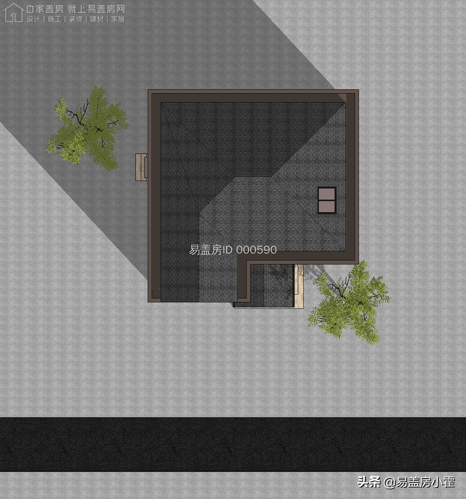 农村自建房2层欧式别墅设计,面宽10米欧式风格二层小别墅
