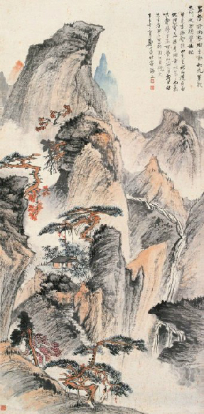 郑午昌花鸟,丝鬓散人郑午昌百幅绘画作品赏析