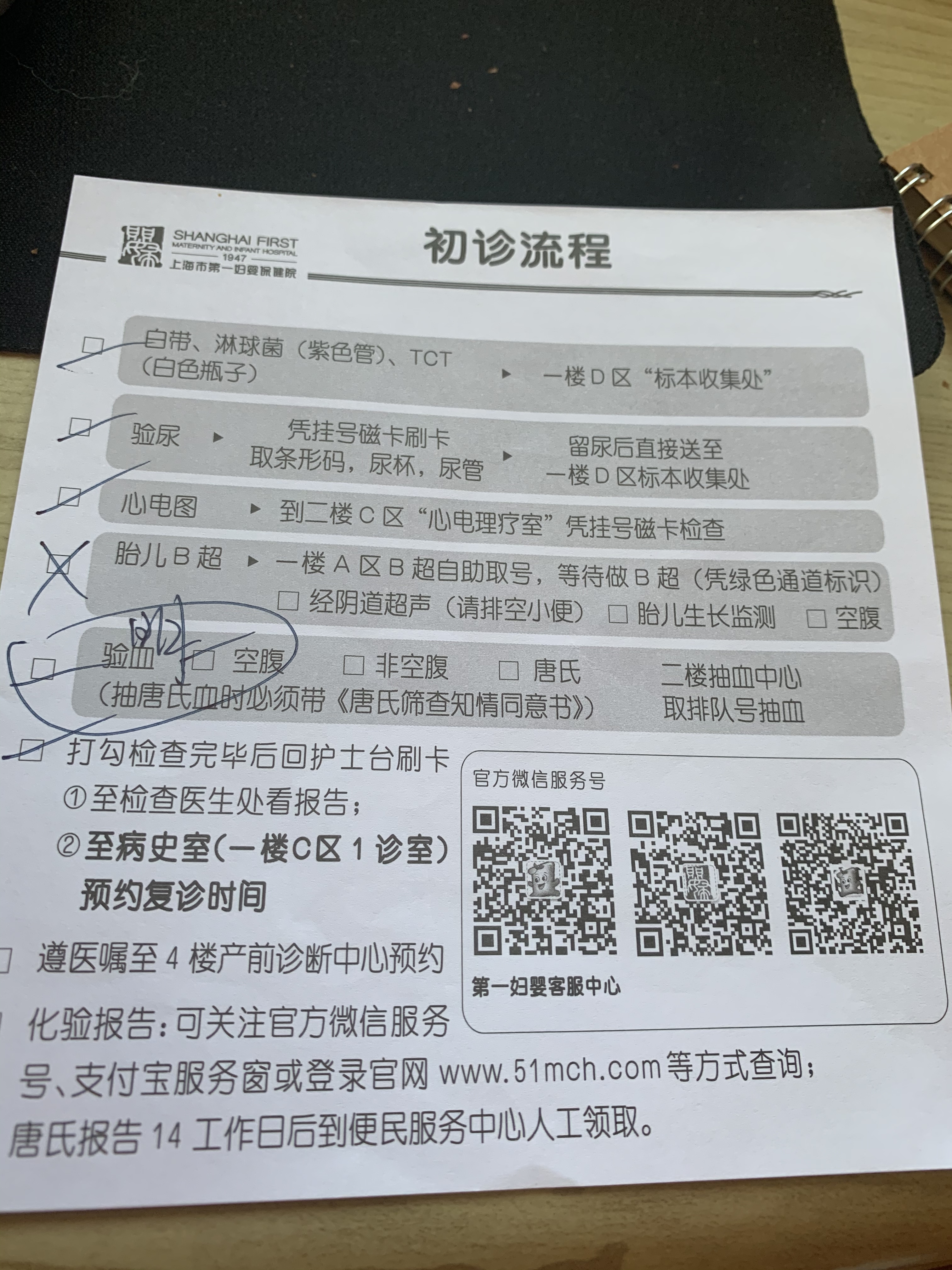 孕期建卡记录,上海孕早期建卡