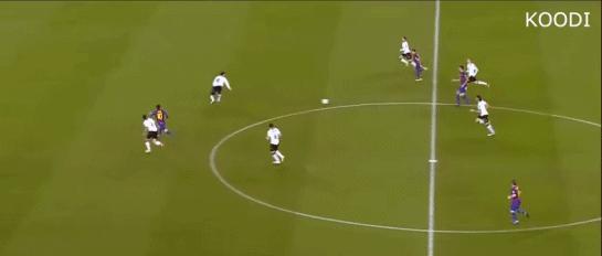 梅西精妙绝伦的过人瞬间,梅西100球神迹