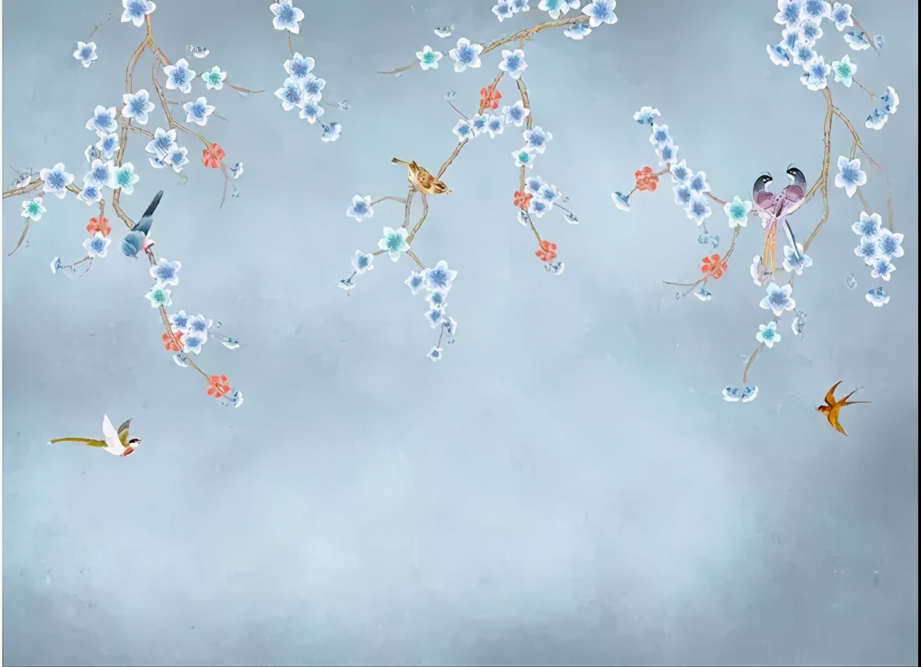 硅藻泥中式背景墙效果图客厅,硅藻泥电视背景墙新中式