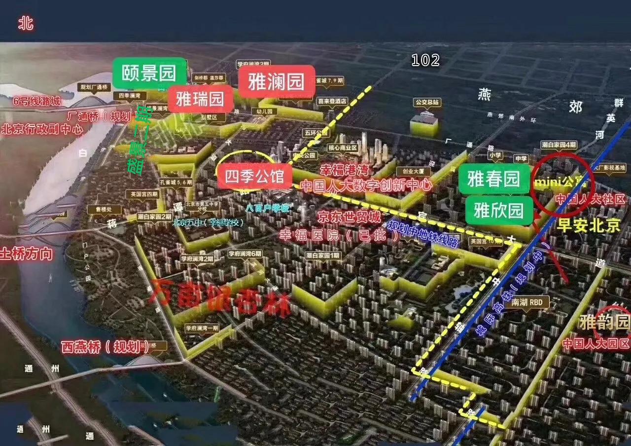 廊坊市大厂县潮白河孔雀城,潮白河孔雀城与北京一河之隔