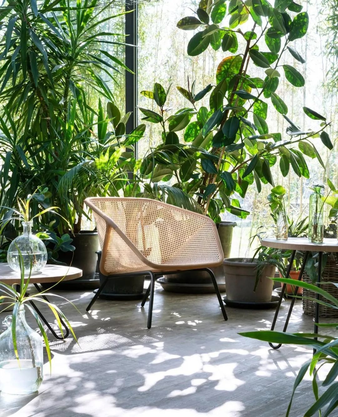 原木风打造,法式复古藤编椅