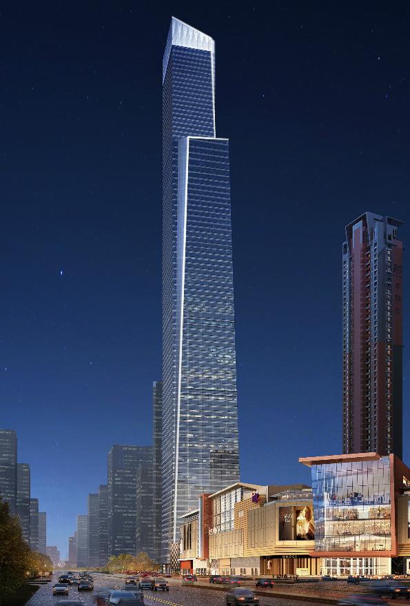 「华润超高层建筑作品」广西第一深圳第三高摩天大厦，项目赏析