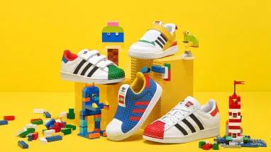 乐高阿迪达斯联名鞋沉浸式拼装,乐高制作鞋