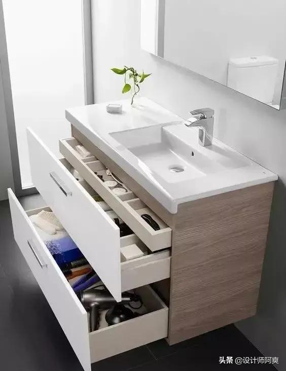 浴室柜实用设计推荐,浴室柜装修傻瓜攻略