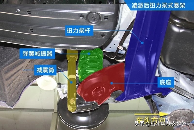 本田凌派车架拆解,本田凌派汽车底盘构造图