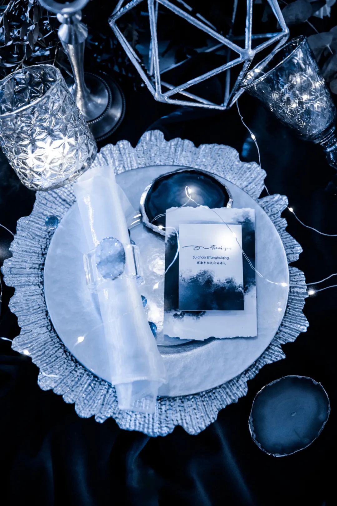 一场神秘浪漫的星空的婚礼,神秘浪漫的蓝色星空婚礼