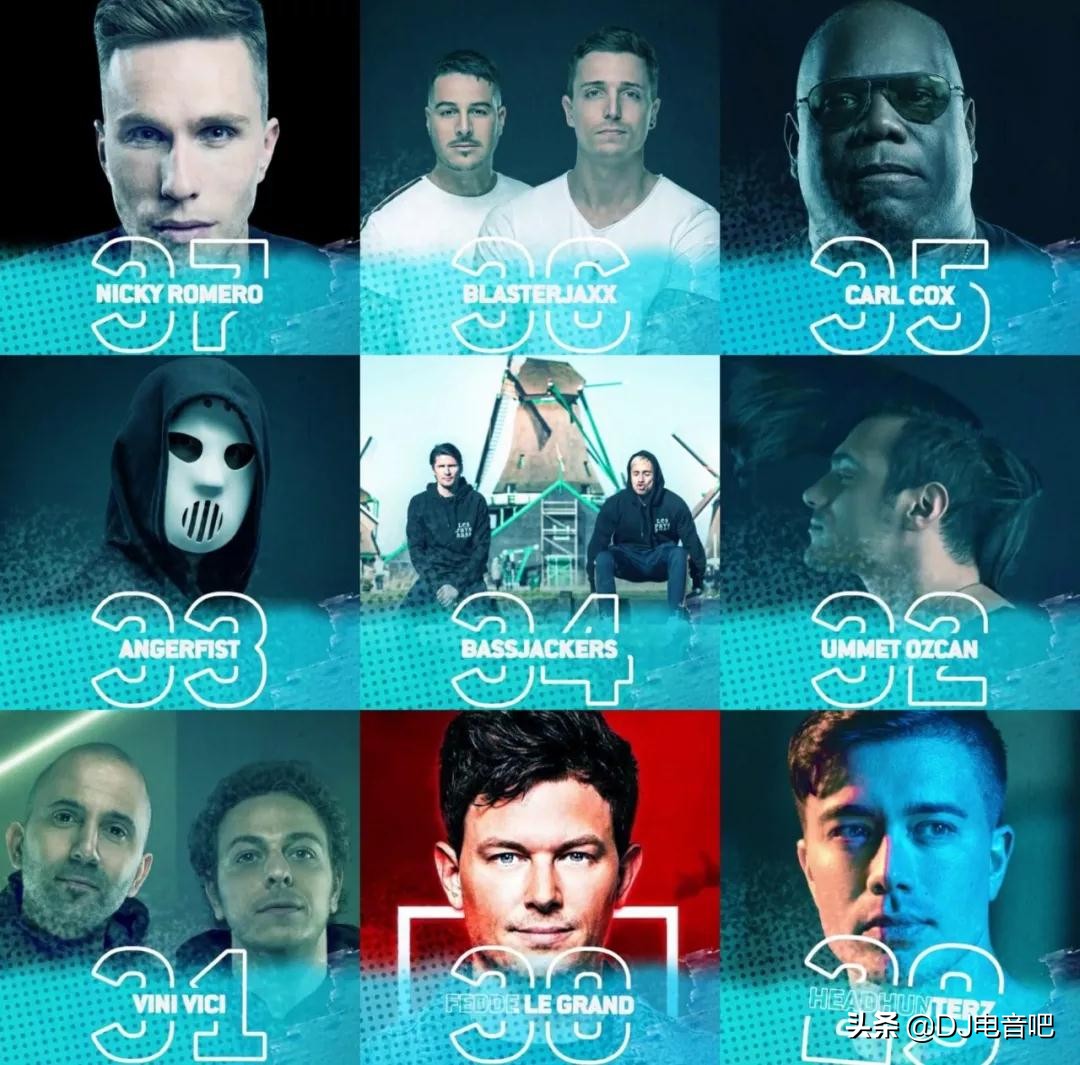 2019荷兰百大万人dj现场,全球百大dj劲爆现场最新