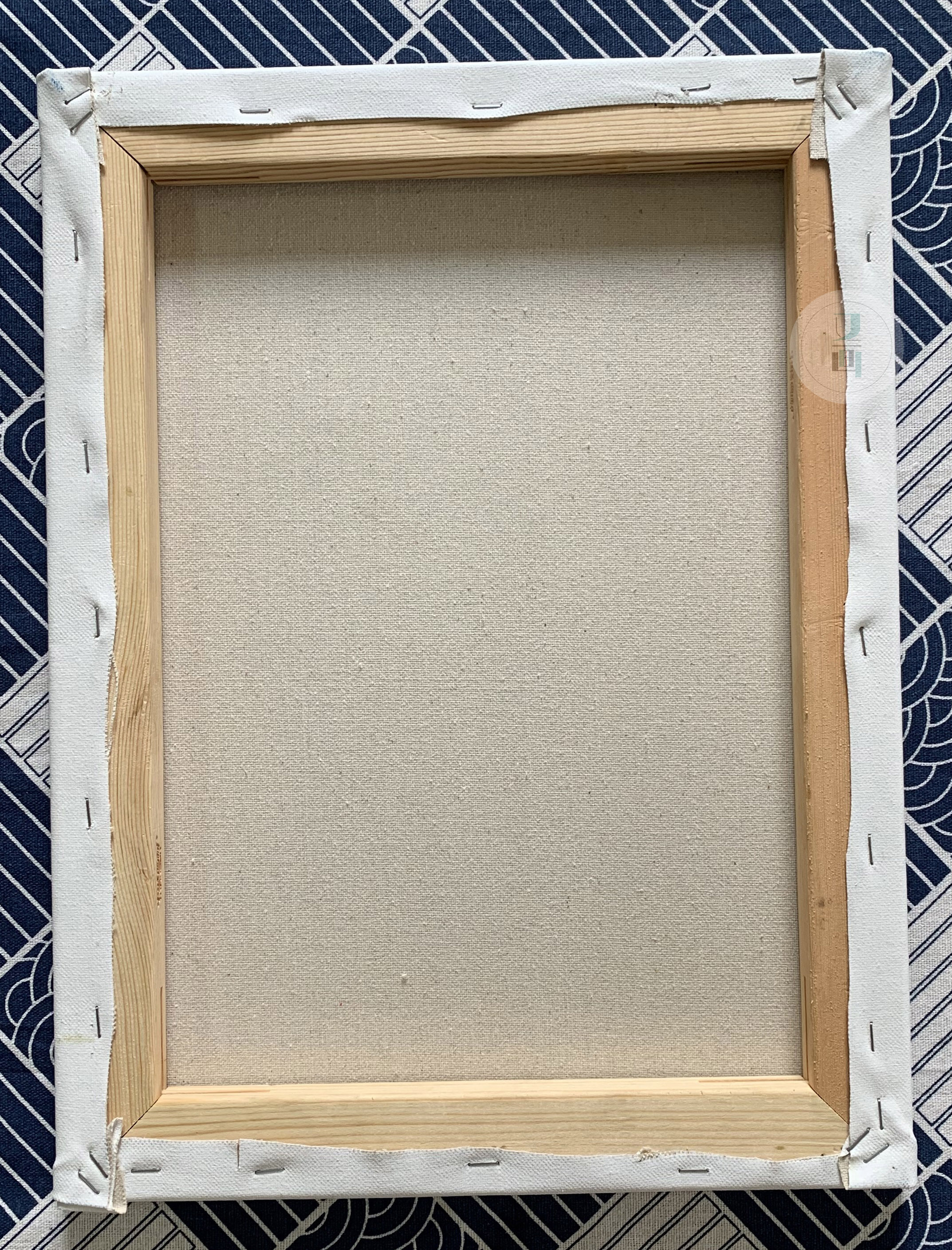 油画绷布过程,油画绷布折角技巧