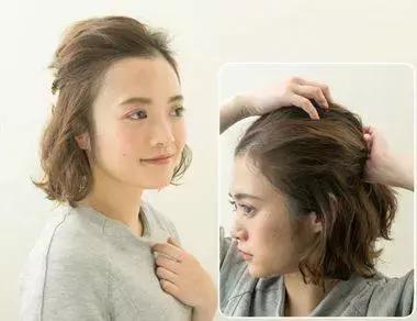 圆脸短发扎发简单好看教程,圆脸短发扎发简单又好看