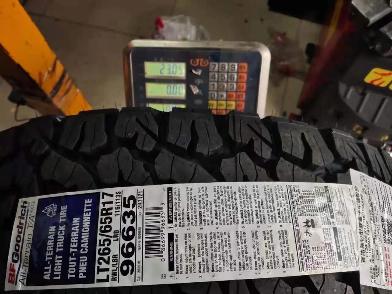 百路驰ko2对比倍耐力atr,黑熊的at3和百路驰ko2对比