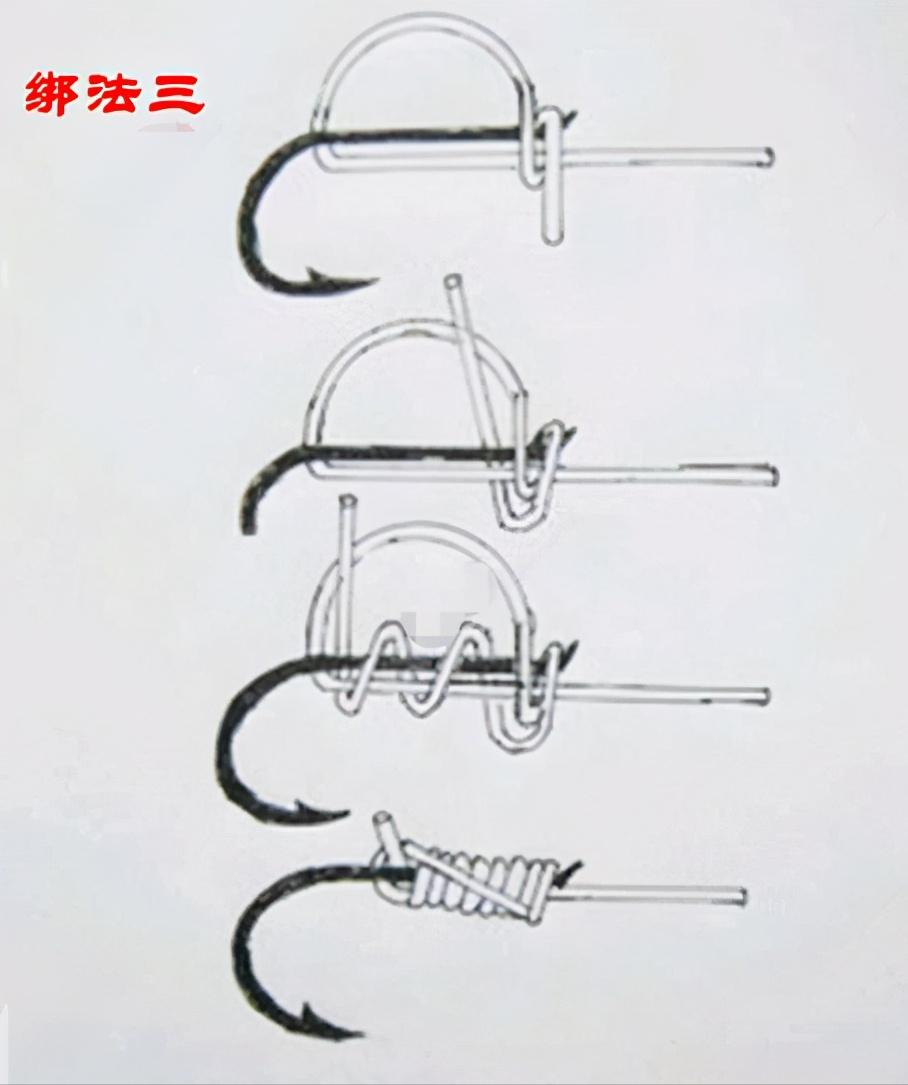 绑钩教学慢动作最结实的绑钩,一遍就能学会的最牢固绑钩方法