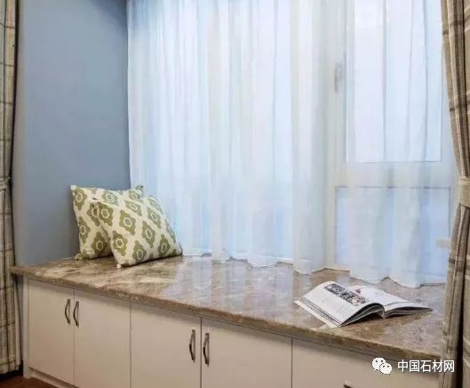大理石飘窗质感,极简轻奢飘窗大理石