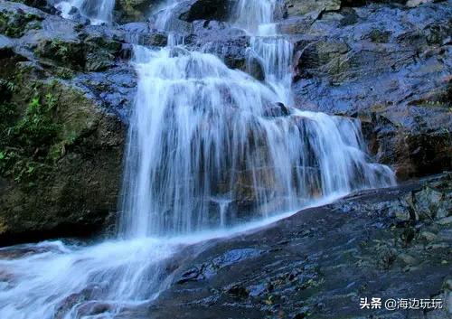 海南古银瀑布线路,海南兴隆情人瀑布