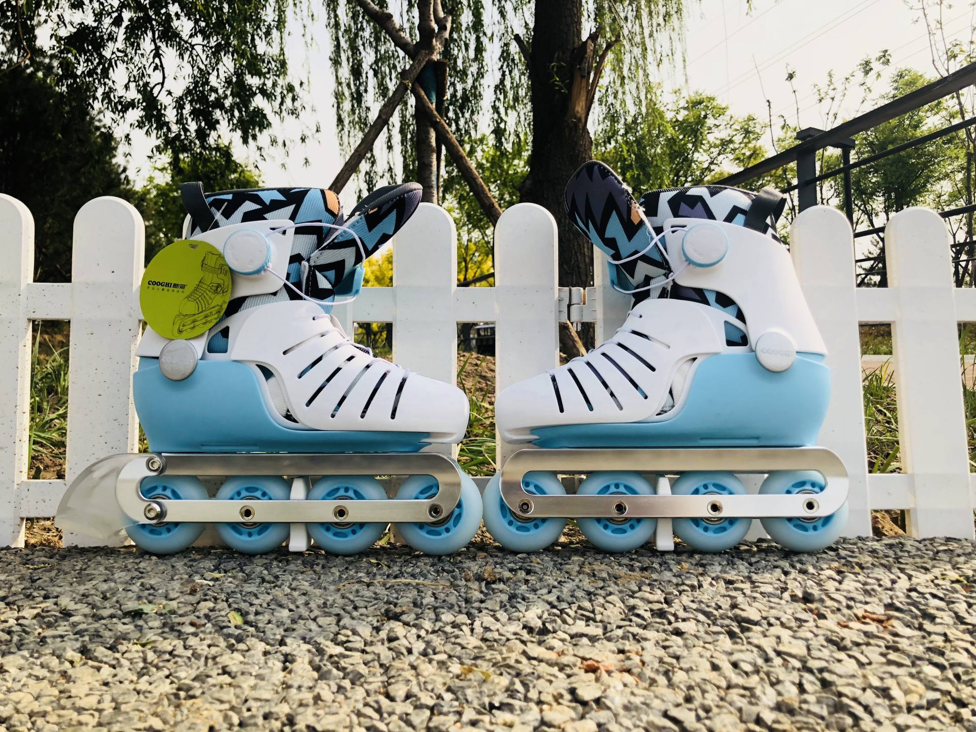 轮滑鞋5-12岁初学者酷骑,cooghi酷骑儿童轮滑鞋测评