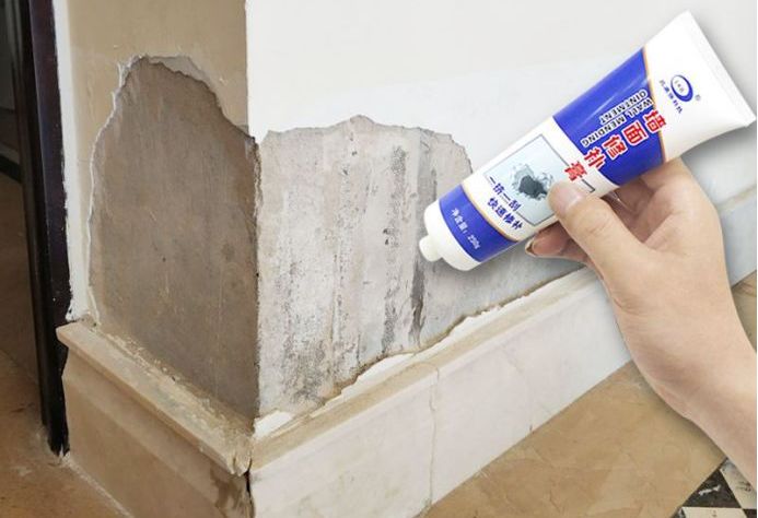 白墙裂缝用什么方法好得快,发霉白墙怎么重新刷