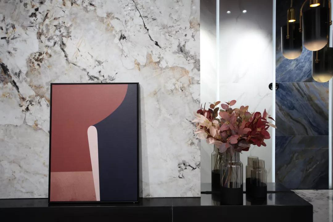 冠星王澜系列展厅效果,冠星王陶瓷佛山总部展厅