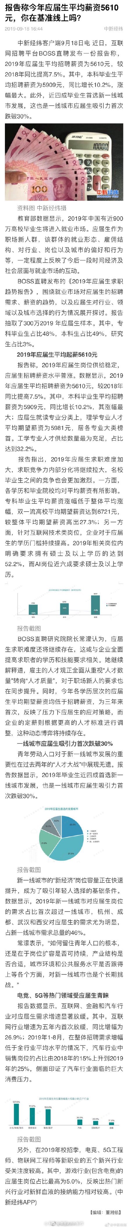 融托优选:2019年应届生平均起薪5610元,你拖后腿了吗?