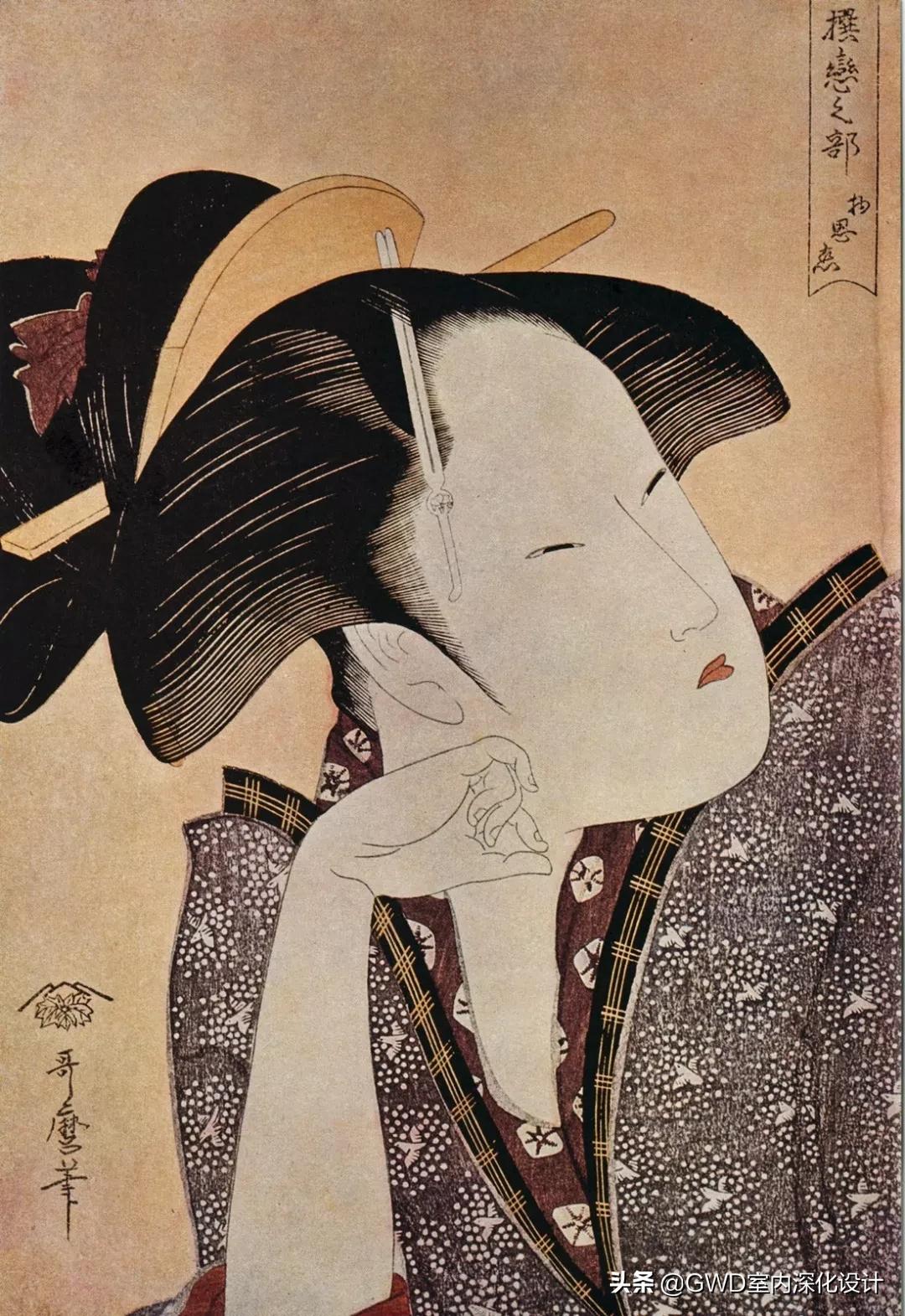 设计稿作品动态展示,浮世绘设计图素材