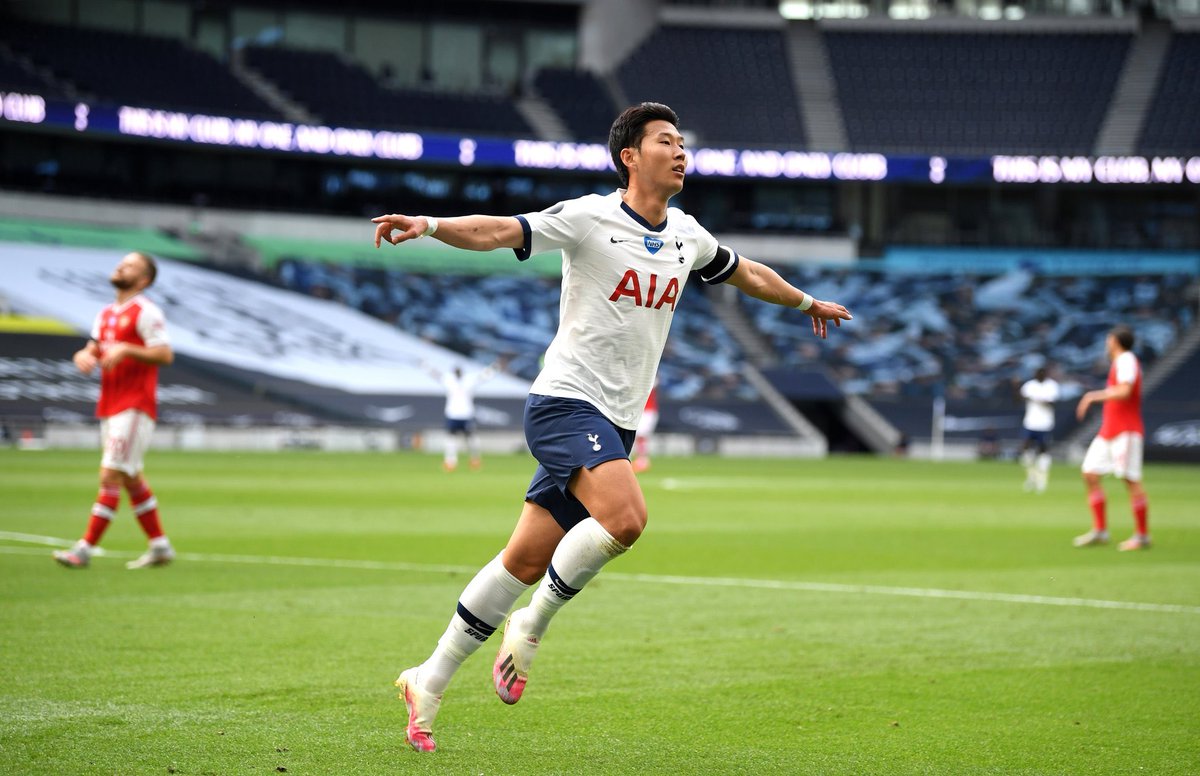 孙兴慜近3次对阵枪手2球2助,亚洲之光孙兴慜