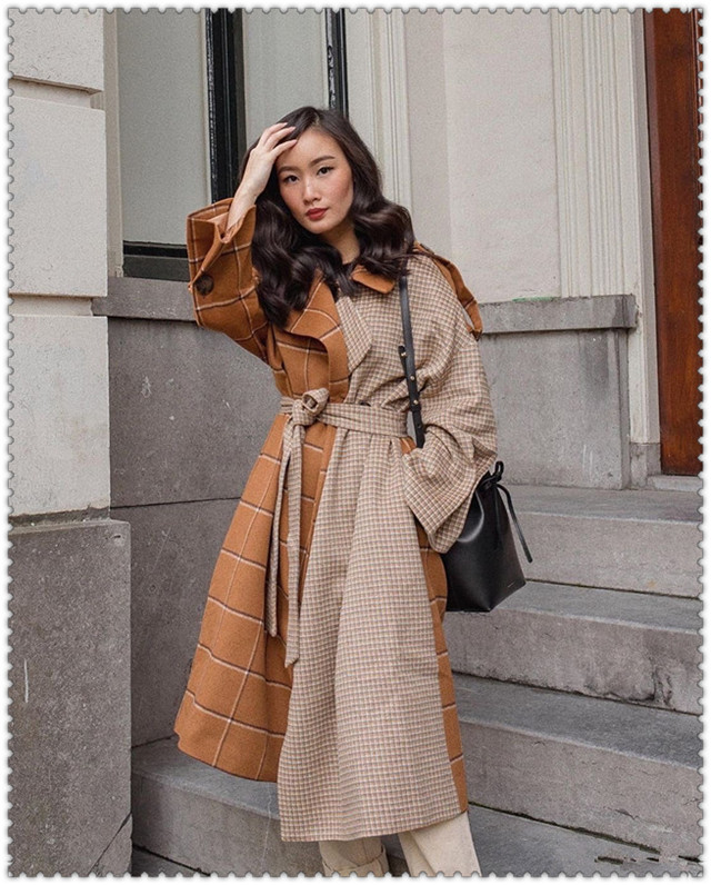 小个子穿搭158教师大衣,小个子穿搭145-150穿搭技巧