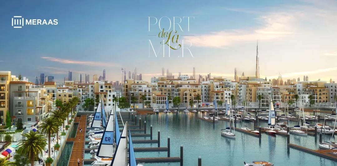 迪拜天空之镜美景图,迪拜海蓝之港在哪里