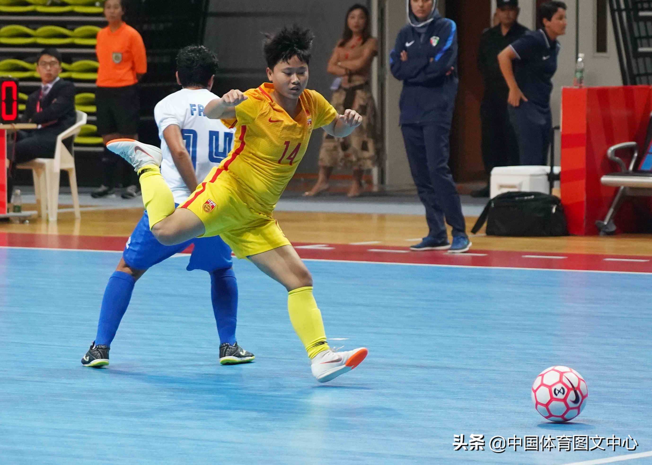 2019“一带一路”杯室内五人制女子足球国际锦标赛中国队获胜