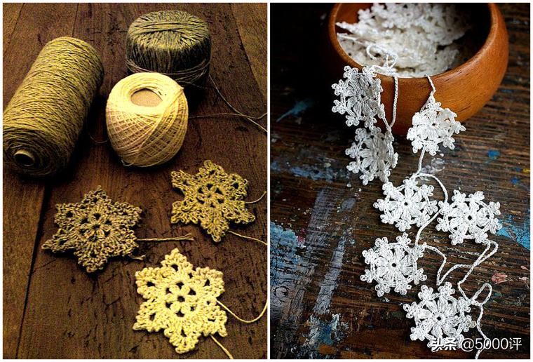 钩织饰品小星星,精品小饰品钩织